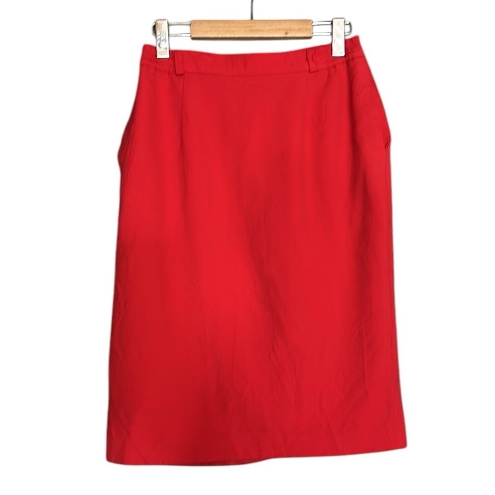 Vintage 100 Wool Pencil Skirt, fits S